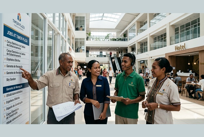 Serbisu iha Timor Plaza