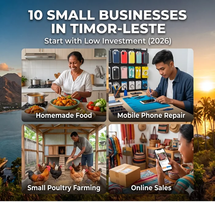 10 Small Business Ideas You Can Start in Timor-Leste with Low Investment