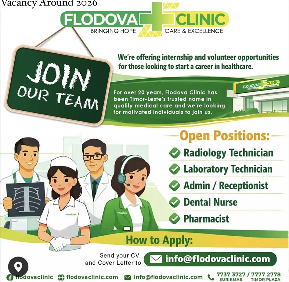 VACANCY ANNOUNCEMENT FLODOVA CLINIC