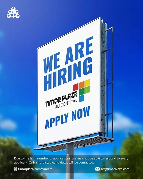 🚀 Join the Team at Timor Plaza – Dili Central!
