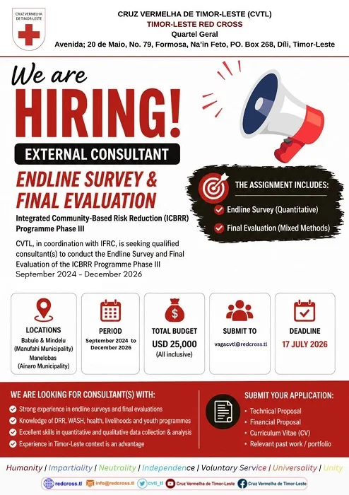 🔴 WE ARE HIRING: EXTERNAL CONSULTANT 🔴