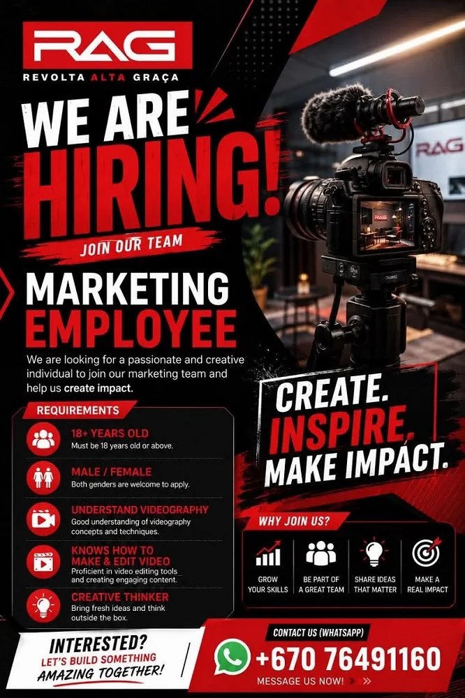 🚀 WE ARE HIRING! JOIN OUR TEAM