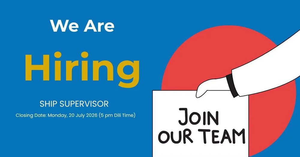 📣WE ARE HIRING: SHIP SUPERVISOR