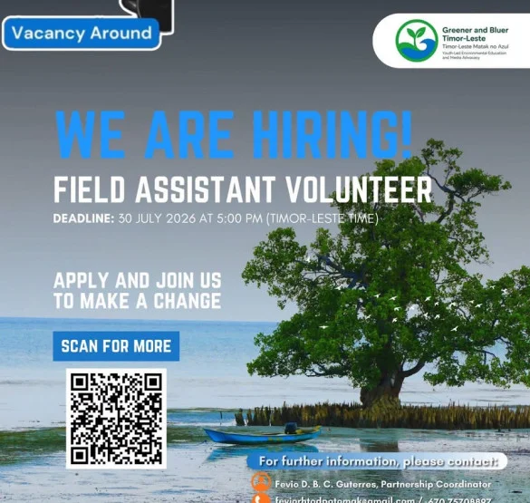 📢 𝐕𝐨𝐥𝐮𝐧𝐭𝐞𝐞𝐫 𝐎𝐩𝐩𝐨𝐫𝐭𝐮𝐧𝐢𝐭𝐲 | 𝐅𝐢𝐞𝐥𝐝 𝐀𝐬𝐬𝐢𝐬𝐭𝐚𝐧𝐭 𝐕𝐨𝐥𝐮𝐧𝐭𝐞𝐞𝐫