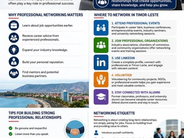 How to Build a Professional Network in Timor-Leste: Why Connections Matter for Your Career