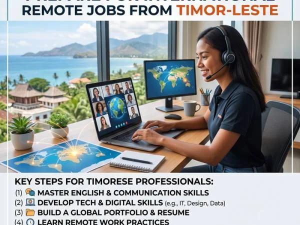 Remote Work: How to Prepare for International Job Opportunities from Timor-Leste
